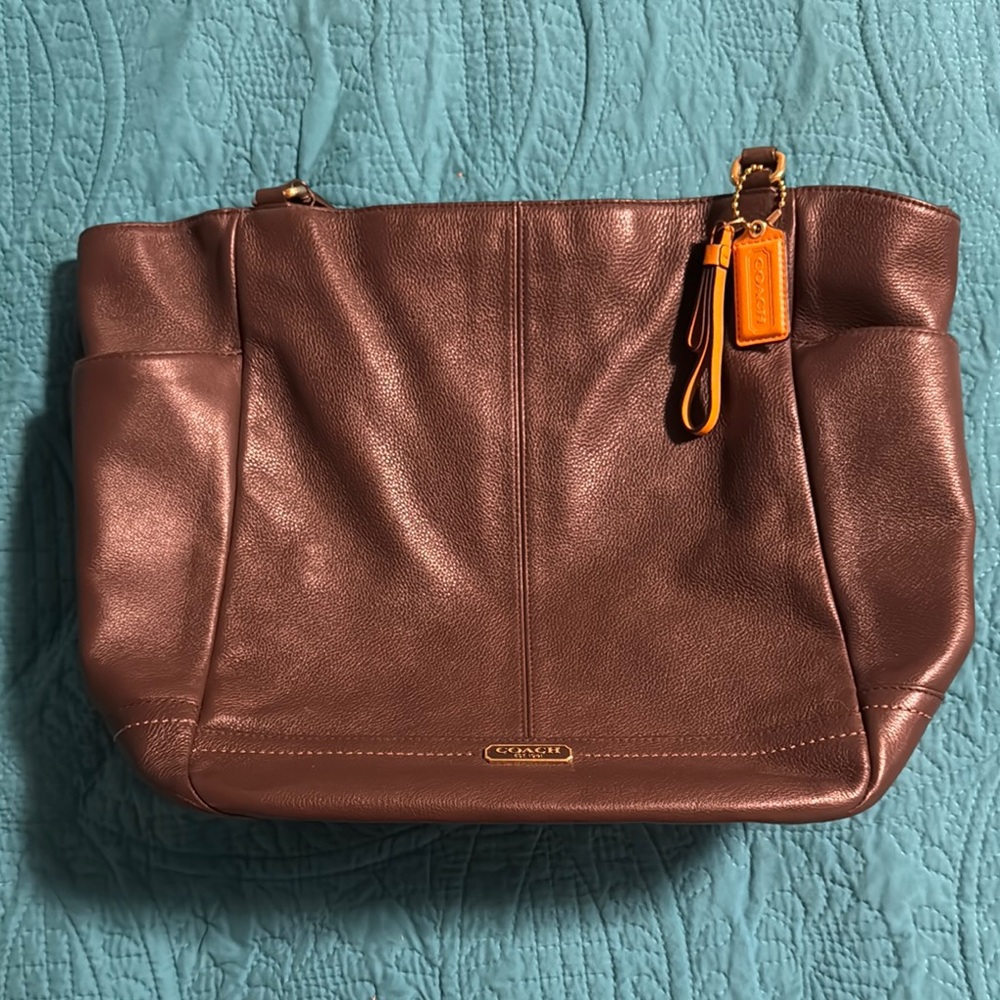 Coach Brown Leather Shoulder Bag